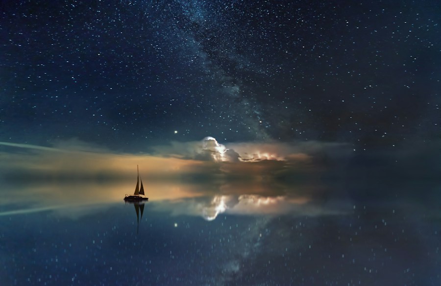 Golden cosmic light representing natal chart insight